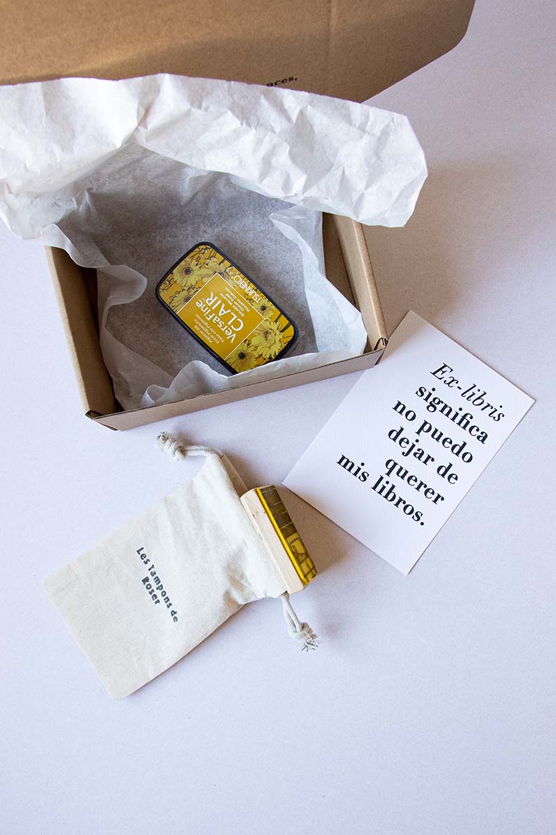 Envoltorio ex-libris biblioteca de ensueño