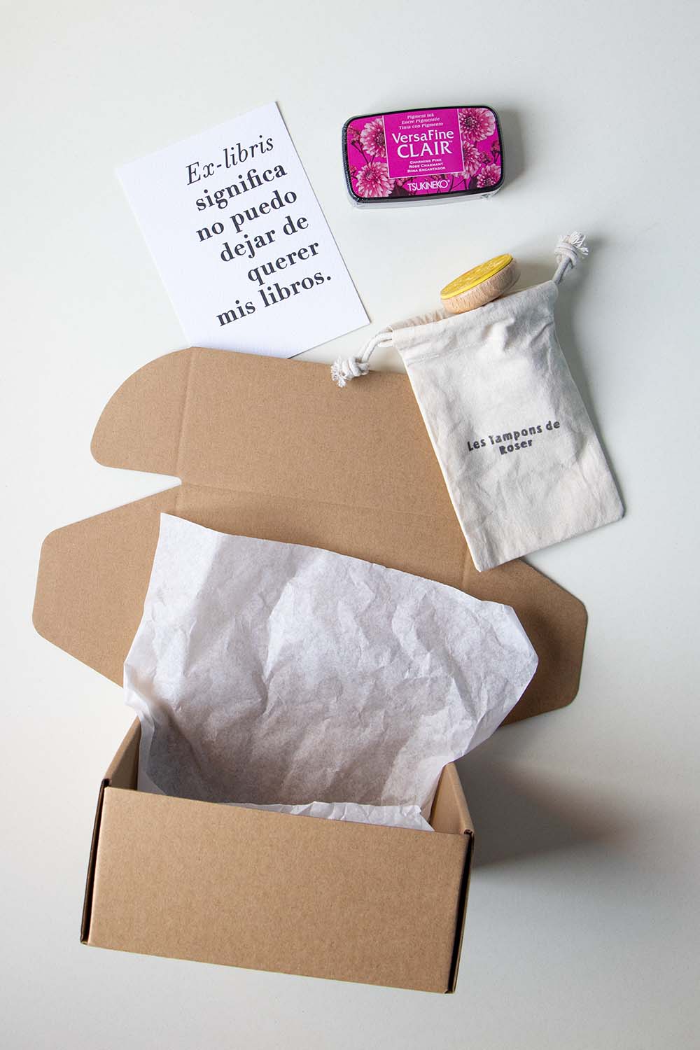 Envoltorio ex-libris sello sol