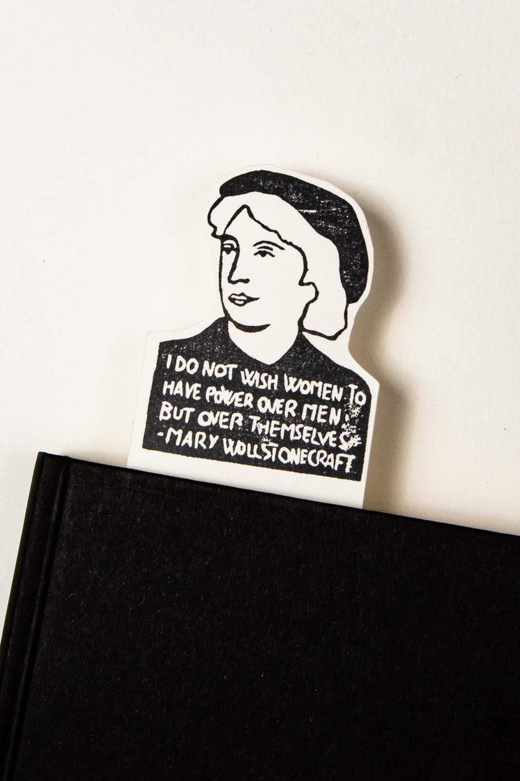 Marcapáginas son el retrato de Mary Wollstonecraft