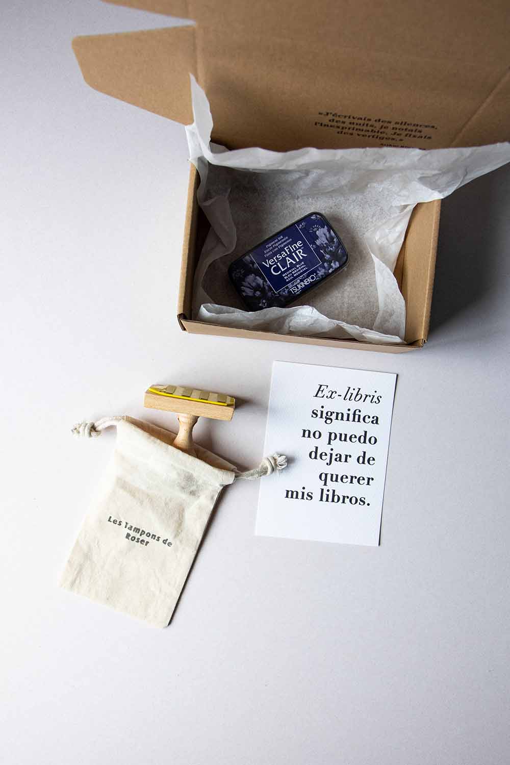 Envoltorio ex-libris barquito de papel