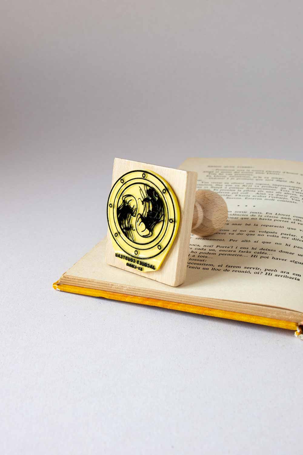 Sello ex-libris con medusas