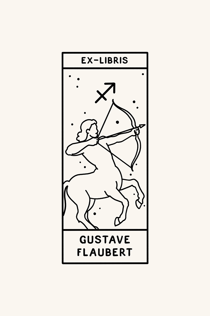 Dibujo del signo del zodiaco sagitario